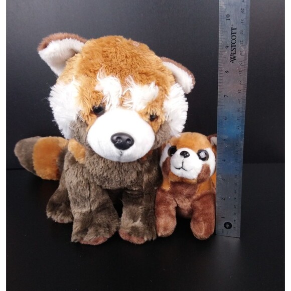 Adventure Planet Red Panda Mom & Baby 10" Plush Stuffed Animal - Picture 9 of 9